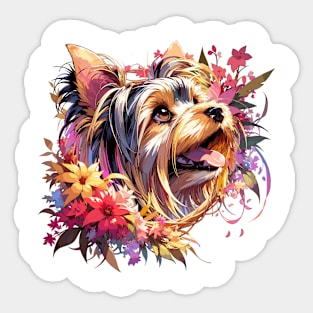 Yorkshire Terrier, Mothers Day, Dog Mom, Adorable Dog Gift Sticker